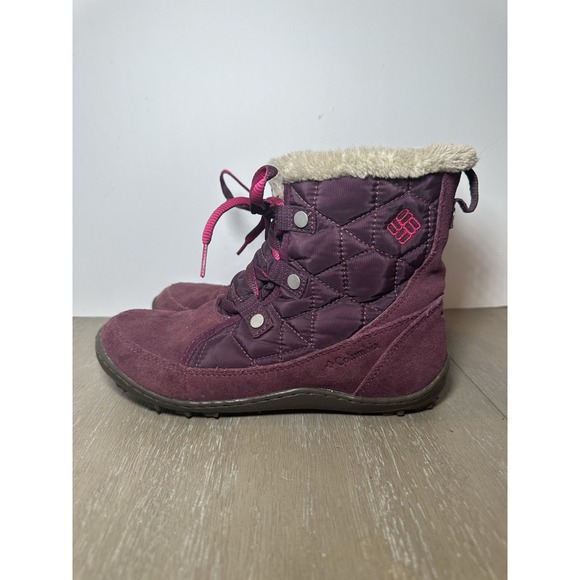 Columbia Women's Purple Insulated Winter Boots Size 6.5 - Picture 4 of 7